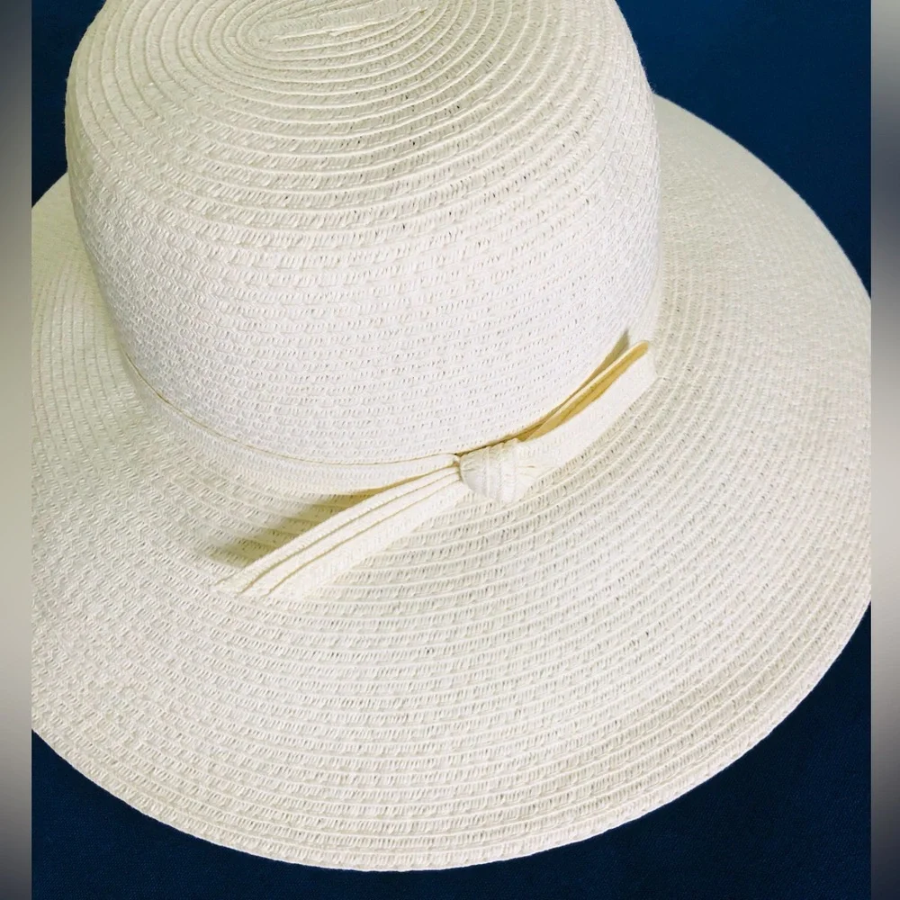 NORDSTROM ✨️ Women's Cream Packable Floppy Straw Hat